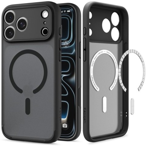 Spigen Ultra Hybrid Mag MagSafe - Etui do iPhone 18 Pro / 17 Pro (Frost Black)
