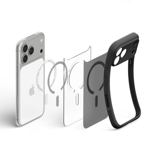 Spigen Ultra Hybrid Mag MagSafe - Etui do iPhone 18 Pro / 17 Pro (Frost Black)