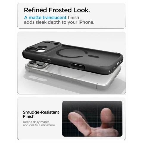 Spigen Ultra Hybrid Mag MagSafe - Etui do iPhone 18 Pro / 17 Pro (Frost Black)