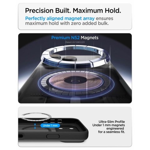 Spigen Ultra Hybrid Mag MagSafe - Etui do iPhone 18 Pro / 17 Pro (Frost Black)