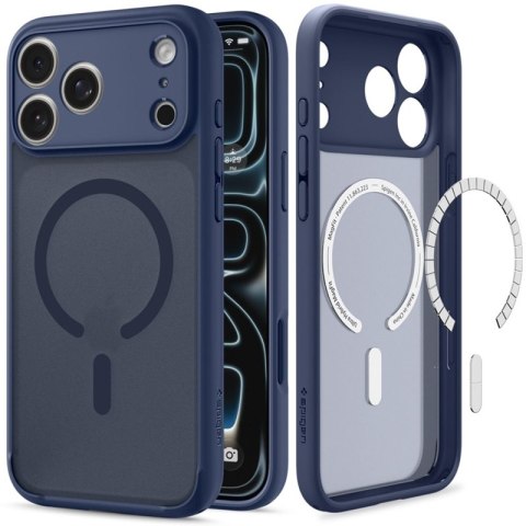 Spigen Ultra Hybrid Mag MagSafe - Etui do iPhone 18 Pro / 17 Pro (Frost Deep Blue)