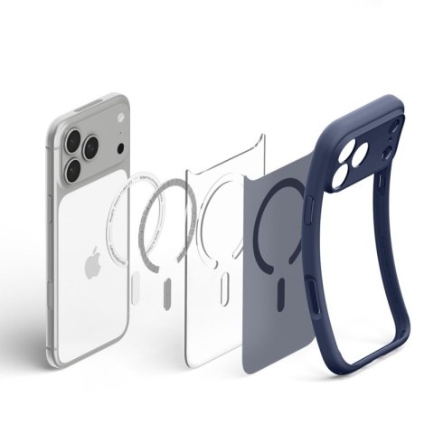 Spigen Ultra Hybrid Mag MagSafe - Etui do iPhone 18 Pro / 17 Pro (Frost Deep Blue)