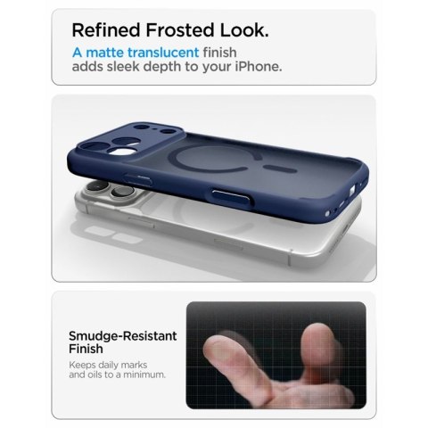 Spigen Ultra Hybrid Mag MagSafe - Etui do iPhone 18 Pro / 17 Pro (Frost Deep Blue)