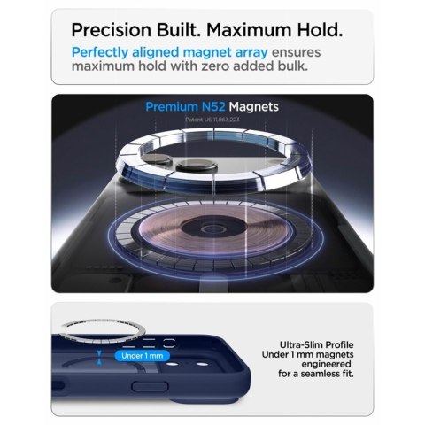 Spigen Ultra Hybrid Mag MagSafe - Etui do iPhone 18 Pro / 17 Pro (Frost Deep Blue)