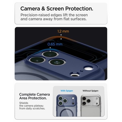 Spigen Ultra Hybrid Mag MagSafe - Etui do iPhone 18 Pro / 17 Pro (Frost Deep Blue)