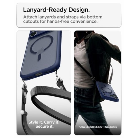 Spigen Ultra Hybrid Mag MagSafe - Etui do iPhone 18 Pro / 17 Pro (Frost Deep Blue)