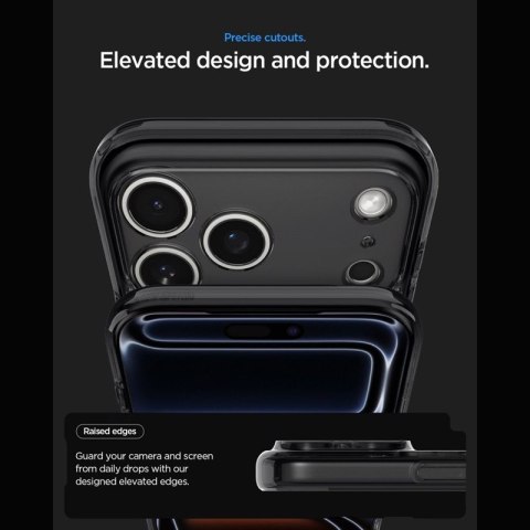 Spigen Ultra Hybrid Mag MagSafe - Etui do iPhone 18 Pro / 17 Pro (Zero One Black)