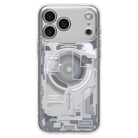 Spigen Ultra Hybrid Mag MagSafe - Etui do iPhone 18 Pro / 17 Pro (Zero One White)
