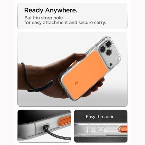 Spigen Ultra Hybrid T Mag MagSafe - Etui do iPhone 18 Pro / 17 Pro (Glossy Orange)
