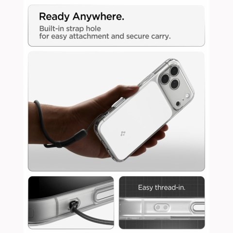 Spigen Ultra Hybrid T Mag MagSafe - Etui do iPhone 18 Pro / 17 Pro (Glossy White)