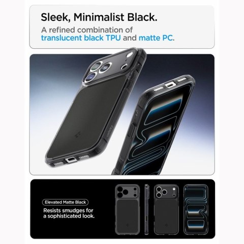 Spigen Ultra Hybrid T Mag MagSafe - Etui do iPhone 18 Pro / 17 Pro (Matte Black)