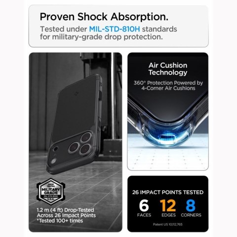 Spigen Ultra Hybrid T Mag MagSafe - Etui do iPhone 18 Pro / 17 Pro (Matte Black)