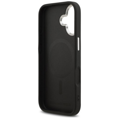 Karl Lagerfeld Choupette Pin MagSafe - Etui iPhone 17 (czarny)