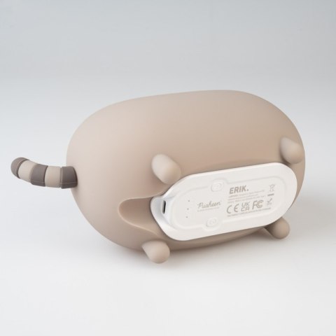 Pusheen - Miękka silikonowa lampka nocna LED dla dzieci z regulacją jasności