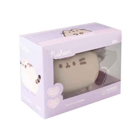 Pusheen - Miękka silikonowa lampka nocna LED dla dzieci z regulacją jasności