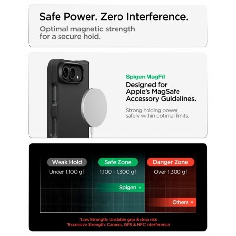 Spigen Tough Armor Mag MagSafe - Etui do iPhone Duo (Black)