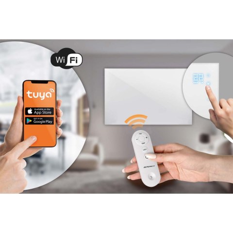 Grzejnik na podczerwień promiennik podczerwieni 1000 W Berdsen BD-992 pilot WiFi aplikacja