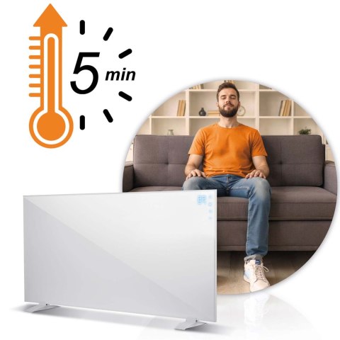 Grzejnik na podczerwień promiennik podczerwieni 1000 W Berdsen BD-992 pilot WiFi aplikacja