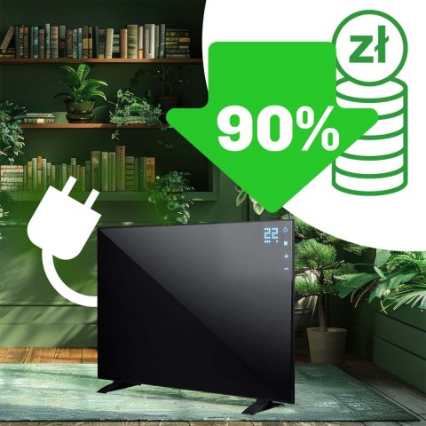 Grzejnik na podczerwień promiennik podczerwieni 800 W Berdsen BD-987 pilot WiFi aplikacja