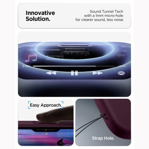 Spigen Nano Pop Mag MagSafe - Etui do iPhone 18 Pro / 17 Pro (Burgundy Bean)