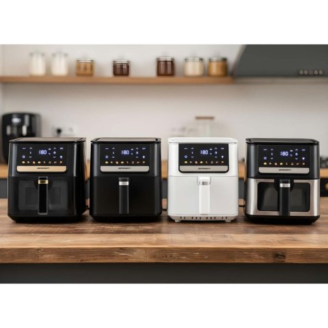 Frytkownica beztłuszczowa Air fryer + papier do pieczenia Berdsen BD-655 czarna