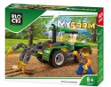 Klocki Blocki MyFarm Traktor z pługiem 92 el.