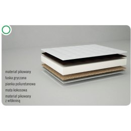 Materac dziecięcy gryka+sprężyny+kokos 120x60x8 B