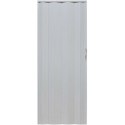 Drzwi harmonijkowe 001P-49-80 biały dąb mat 80 cm