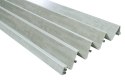 Drzwi harmonijkowe 001P-61-80 beton mat 80 cm
