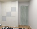 Drzwi harmonijkowe 001P-61-80 beton mat 80 cm