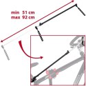 Serwisowy stojak na rower czarny 188 cm