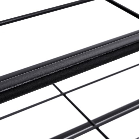 Półka na buty VIENA 3 poziomy loft czarna