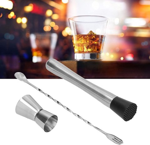 Zestaw barmański shaker do drinków DERBY 10 elementów