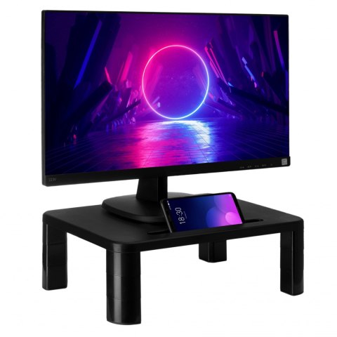 Podstawka pod monitor laptopa czarna