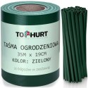 Taśma ogrodzeniowa 19 cm x 35 m zielona