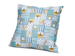 Poduszka dekoracyjna  Milusie 60x40 (Corgi patchwork)