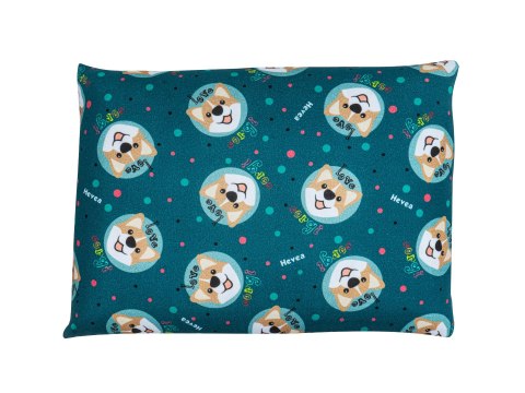Poduszka lateksowa  Milusie 40x30 (Corgi patchwork)