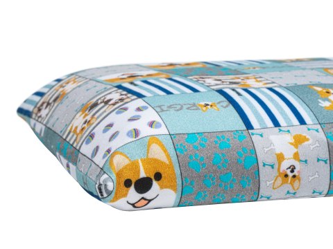 Poduszka lateksowa  Milusie 40x30 (Corgi turkus)