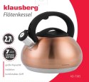 CZAJNIK Z GWIZDKIEM KLAUSBERG 2,7L KB-7385 COPPER