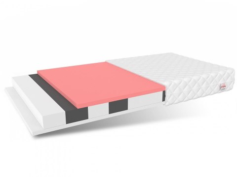 KOMFORTOWY Materac piankowy MILETO 80x200 SILVERCARE