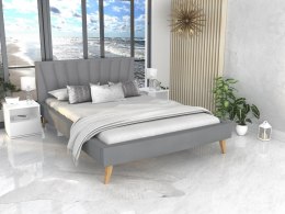 Łóżko tapicerowane HEAVEN TRINITY (SZARY) 160x200