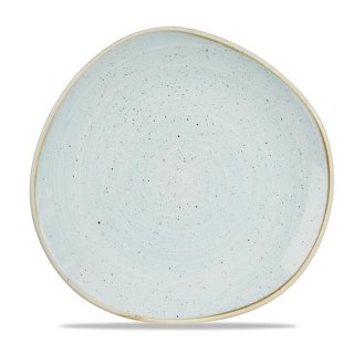 Talerz płytki o organicznym kształcie Stonecast Duck Egg Blu 286 mm