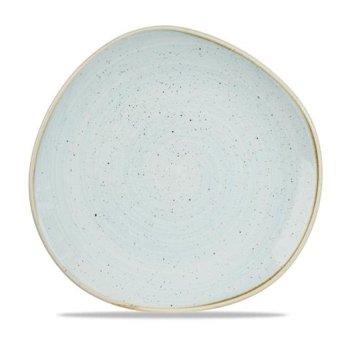 Talerz płytki o organicznym kształcie Stonecast Duck Egg Blu 286 mm