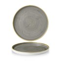 Talerz płytki z rantem Stonecast Peppercorn Grey 260 mm