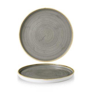 Talerz płytki z rantem Stonecast Peppercorn Grey 260 mm