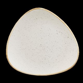 Talerz trójkątny Stonecast Barley White 285 mm