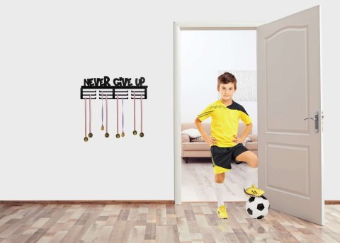 Wieszak na medale - NEVER GIVE UP