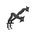 OMEGA MONITOR DESK MOUNT UCHWYT MONITOROWY DOUBLE MAX VESA 100x100 17"-27" [45067]