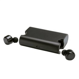 PLATINET IN_EAR EARPHONES BLUETOOTH SPORT SŁUCHAWKI DOUSZNE + CHARGING STATION BLACK [43892] TE