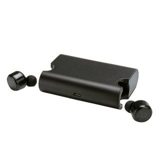 PLATINET IN_EAR EARPHONES BLUETOOTH SPORT SŁUCHAWKI DOUSZNE + CHARGING STATION BLACK [43892] TE